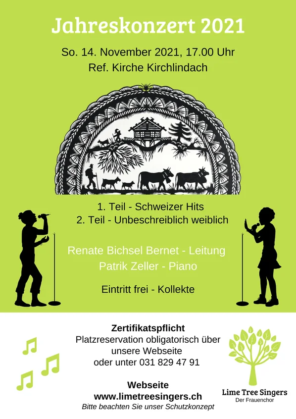 Jahreskonzert Werbeflyer