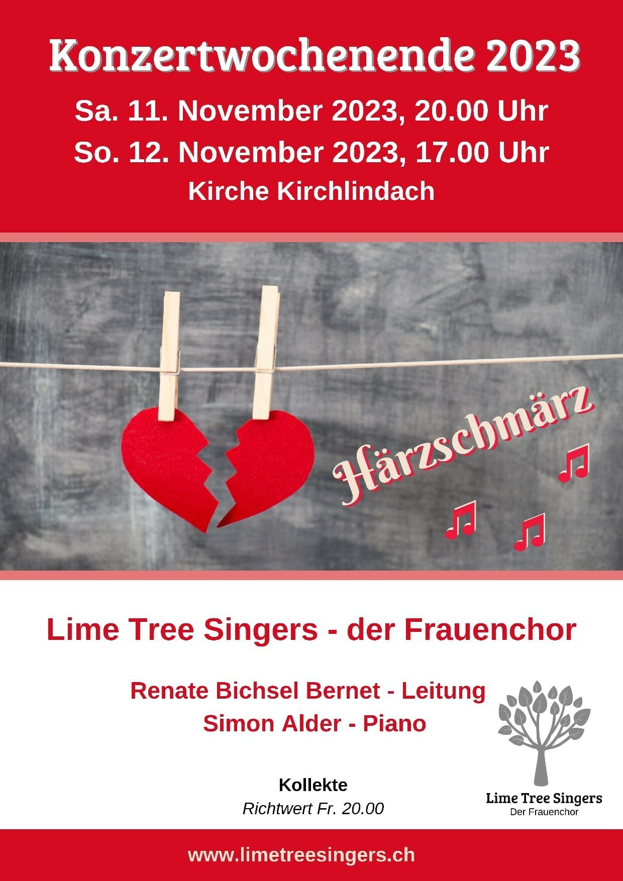 Konzertwochende 2023; Lime Tree Singers